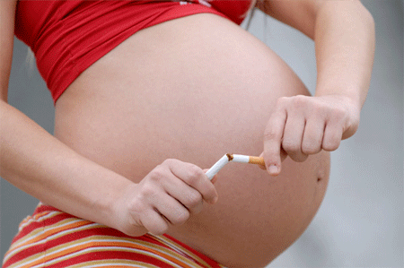 quit smoking while pregnant